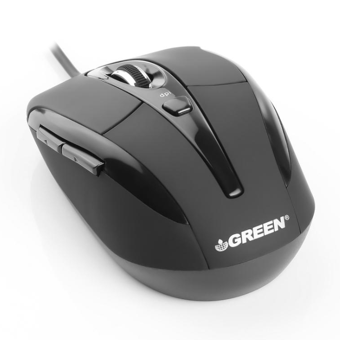 Green GM-301 Wired Mouse